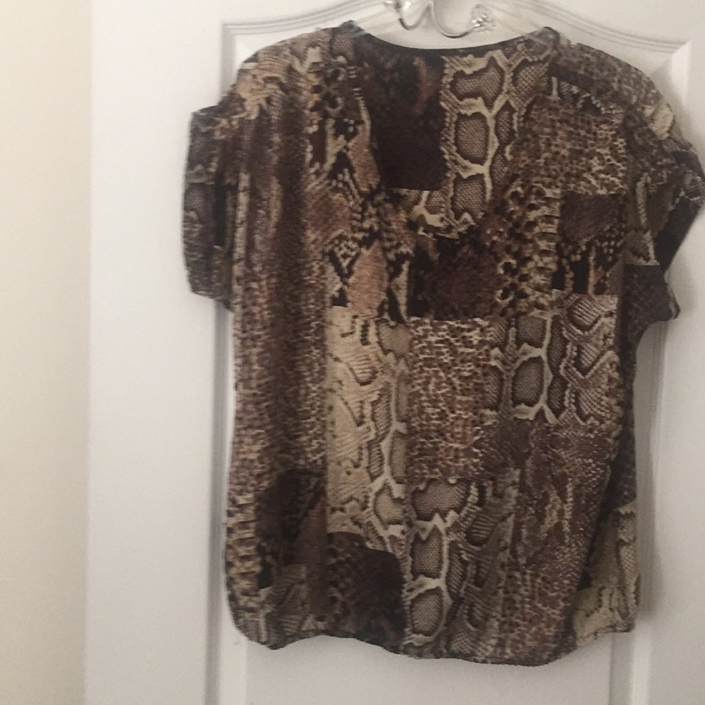 Leopard print blouse